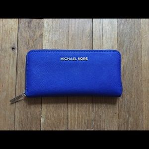 Michael Kors Wallet Blue
